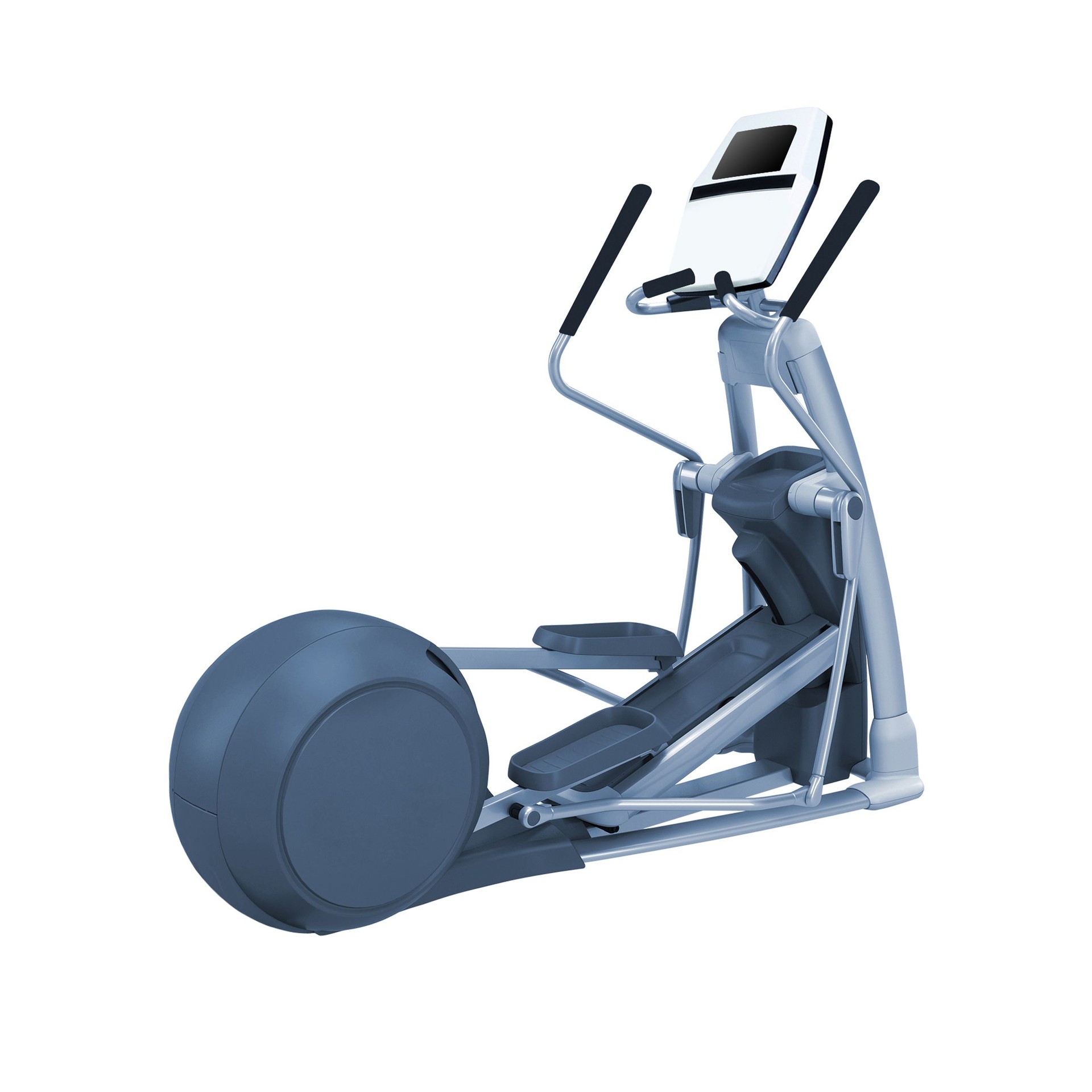 Elliptical gym machine isolated